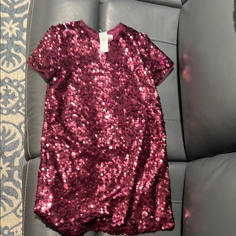 GAP Pink Formal Sequin Dress